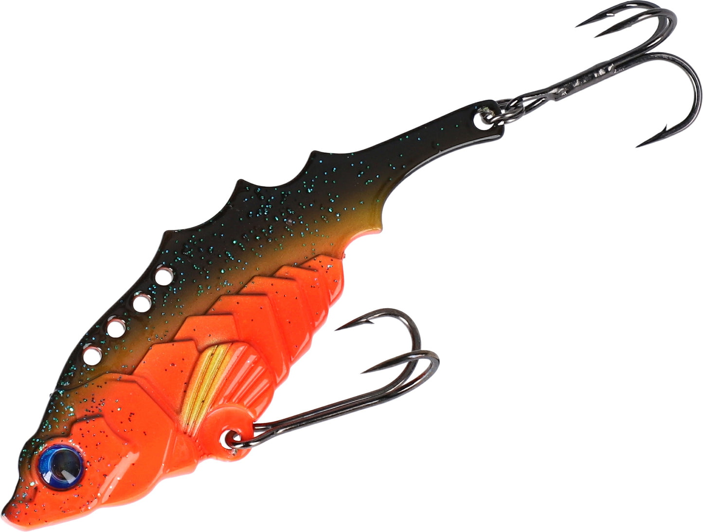 Mikado M-Vib 10g in RED STICKLEBACK – auffällige Farbe für aggressive Raubfische.