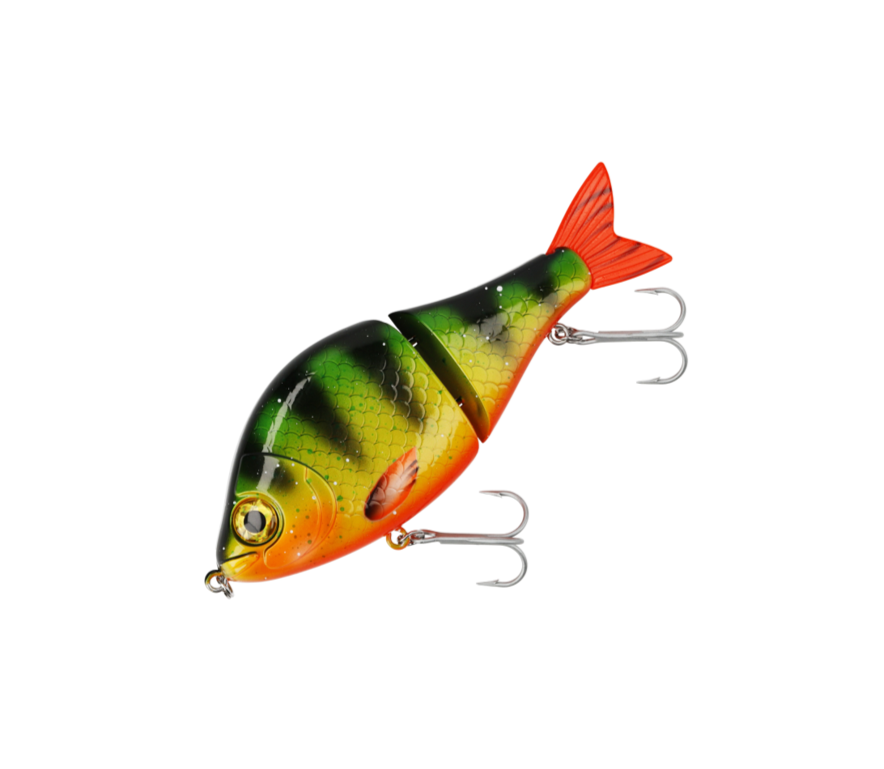 Mikado MFT Swimbait 13cm – langsam sinkender Kunstköder mit 2 wechselbaren Schwänzen für Hechte & Barsche
