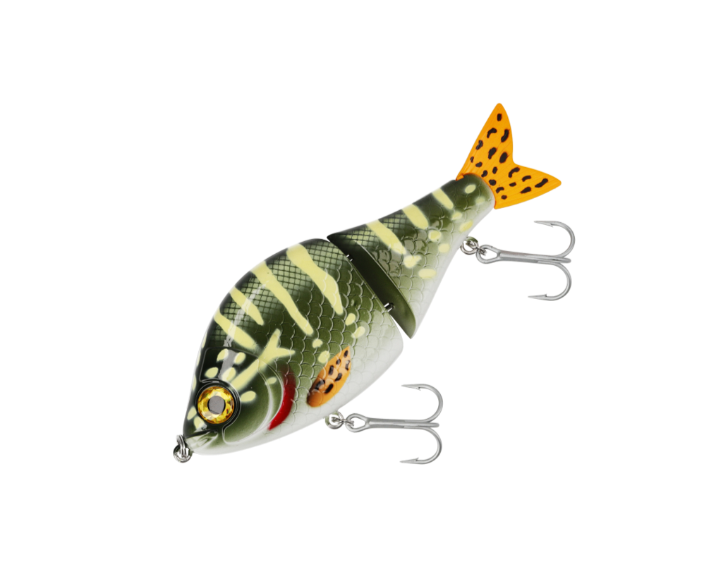 Mikado MFT Swimbait 13cm – langsam sinkender Kunstköder mit 2 wechselbaren Schwänzen für Hechte & Barsche