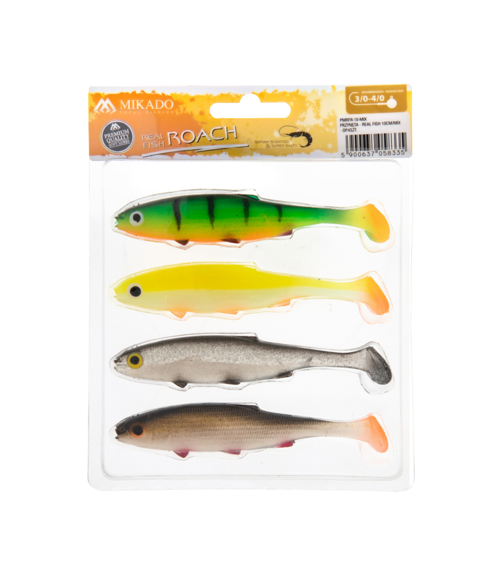Mikado Real Fish 10cm/Mix – Realistische Friedfisch-Imitation für Zander, Hecht und Barsch. Handbemalt, ideal für alle Angeltechniken.