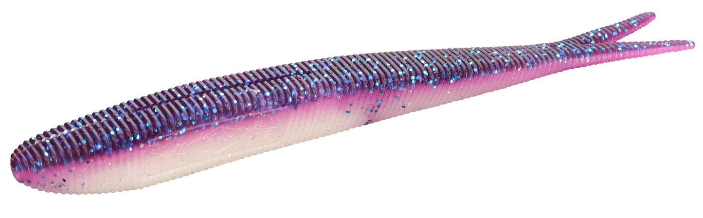 mikado saira 12cm in lila – realistischer köder für zander & barsch