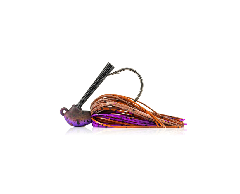Molix Kento Jig 3/8oz PB&J – Skirted Jig mit Weedguard, chemisch geschärftem Haken & natürlichem Silikonskirt für raubfischangeln im cover