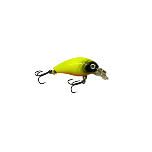 GERUI Wobbler/Crankbait 4,5cm Gelb-Schwarz