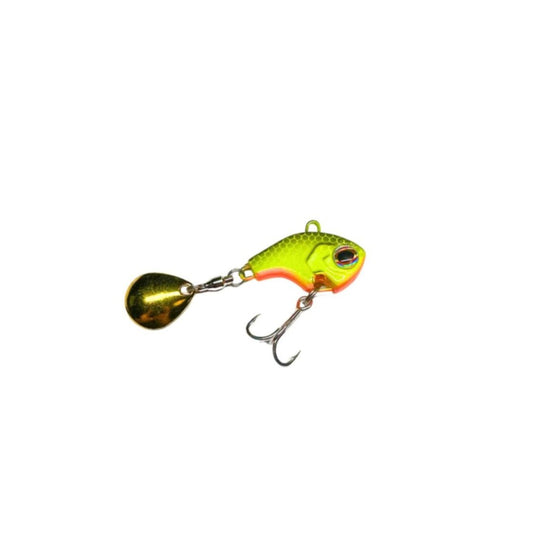 JOLIGEA Jig Spinner/Spinnerbait 16g Neon Gelb-Orange