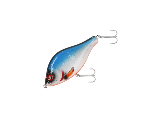 Der Mikado MFT Jerk 10cm in der Farbe Pike – langsam sinkender Jerkbait für Hechte mit realistischer Zickzack-Aktion.
