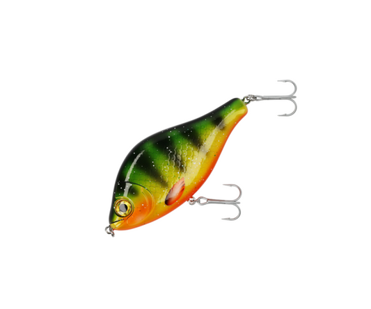 Der Mikado MFT Jerk 10cm in der Farbe Pike – langsam sinkender Jerkbait für Hechte mit realistischer Zickzack-Aktion.