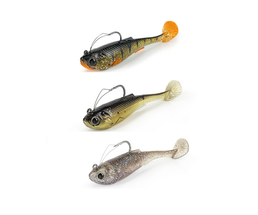 Molix RT Flip Tail 3 – Naturgetreuer Swimbait mit bleifreiem Kopf, 7,6 cm, Einzelhaken & Krautschutz, ideal für Hecht und Zander in Kraut und Deckung.
