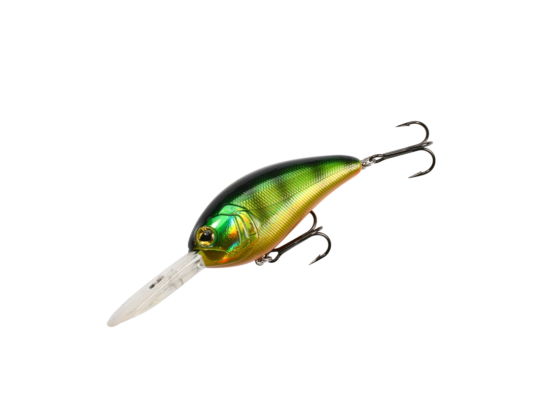 Fishunter Glimmer Wobbler 8 cm mit 4,5 m Tauchtiefe – schwimmender Kunstköder für Hecht und Wels im tiefen Wasser