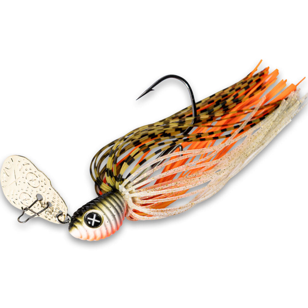 Monkey Lures Razor Lui Chatterbait 14 g mit 3/0 Haken für Barsch, Zander und Hecht mit starken Vibrationen und Trailer-System